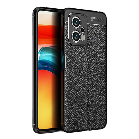 Funda Silicona Goma de Cuero Carcasa para Xiaomi Poco X4 GT 5G Negro