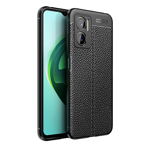 Funda Silicona Goma de Cuero Carcasa para Xiaomi Redmi 11 Prime 5G Negro