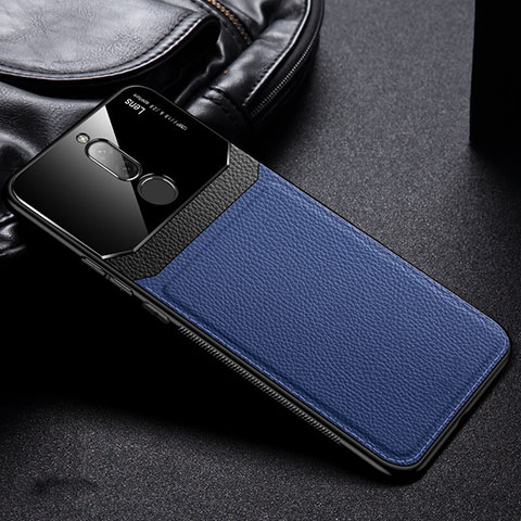 Funda Silicona Goma de Cuero Carcasa para Xiaomi Redmi 8 Azul