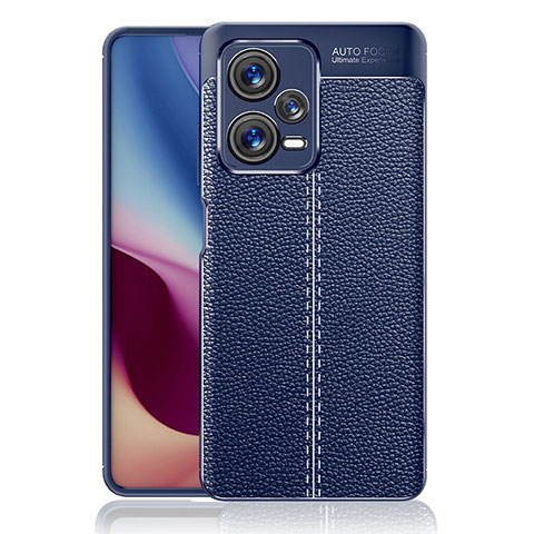 Funda Silicona Goma de Cuero Carcasa para Xiaomi Redmi Note 12 Explorer Azul