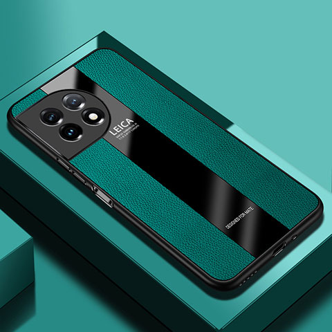 Funda Silicona Goma de Cuero Carcasa PB1 para OnePlus 11R 5G Verde