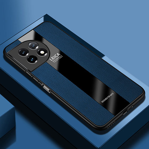 Funda Silicona Goma de Cuero Carcasa PB1 para OnePlus Ace 2 Pro 5G Azul