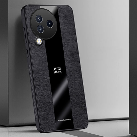 Funda Silicona Goma de Cuero Carcasa PB1 para Xiaomi Civi 3 5G Negro