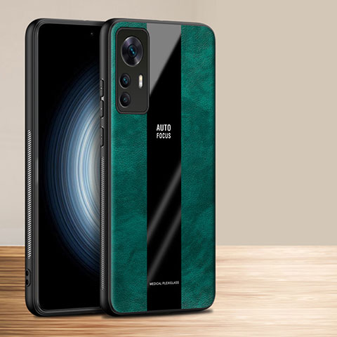 Funda Silicona Goma de Cuero Carcasa PB1 para Xiaomi Mi 12T 5G Verde