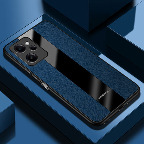 Funda Silicona Goma de Cuero Carcasa PB1 para Xiaomi Poco X5 Pro 5G Azul