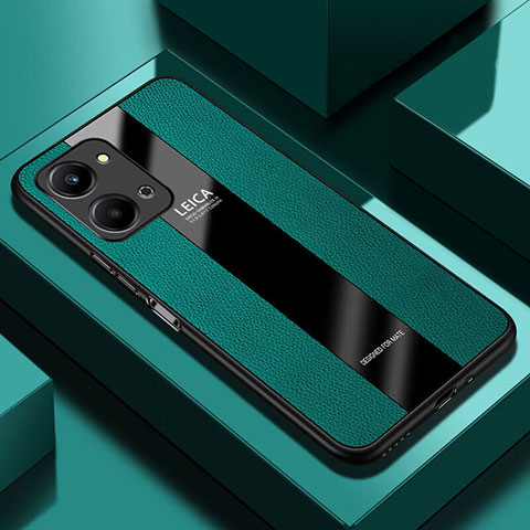 Funda Silicona Goma de Cuero Carcasa PB2 para Huawei Honor X7a Verde