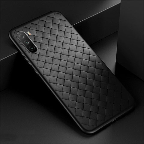 Funda Silicona Goma de Cuero Carcasa S01 para Huawei Mate 40 Lite 5G Negro