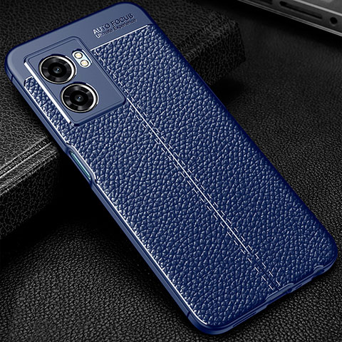 Funda Silicona Goma de Cuero Carcasa S01 para OnePlus Nord N300 5G Azul