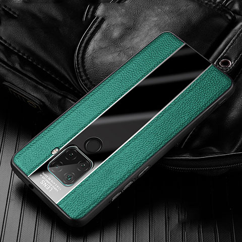 Funda Silicona Goma de Cuero Carcasa S02 para Huawei Nova 5i Pro Verde