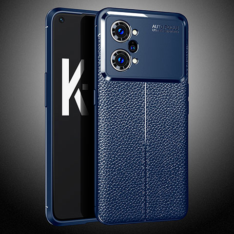 Funda Silicona Goma de Cuero Carcasa S02 para Oppo K10 Pro 5G Azul