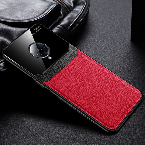 Funda Silicona Goma de Cuero Carcasa S02 para Vivo Nex 3 Rojo