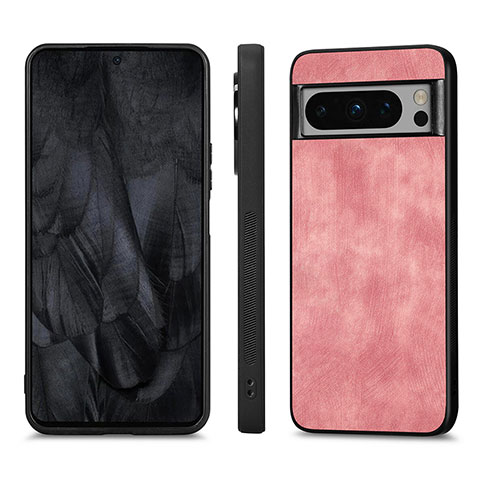 Funda Silicona Goma de Cuero Carcasa S02D para Google Pixel 8 Pro 5G Rosa