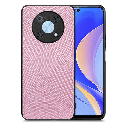 Funda Silicona Goma de Cuero Carcasa S02D para Huawei Enjoy 50 Pro Rosa