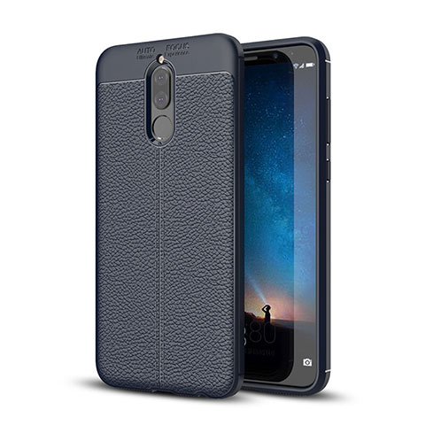 Funda Silicona Goma de Cuero Carcasa S03 para Huawei G10 Azul