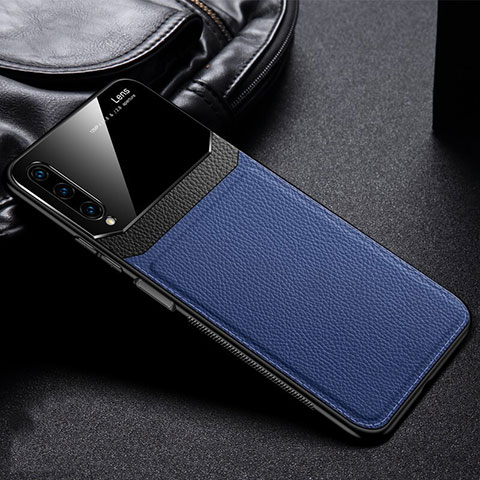 Funda Silicona Goma de Cuero Carcasa S03 para Huawei Honor 9X Pro Azul