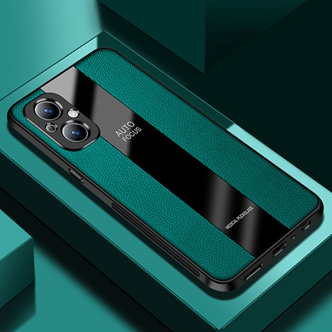 Funda Silicona Goma de Cuero Carcasa S03 para Oppo A96 5G Verde