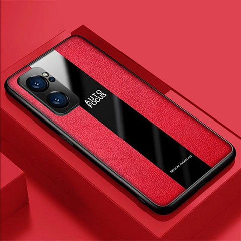 Funda Silicona Goma de Cuero Carcasa S03 para Oppo Reno7 Pro 5G Rojo