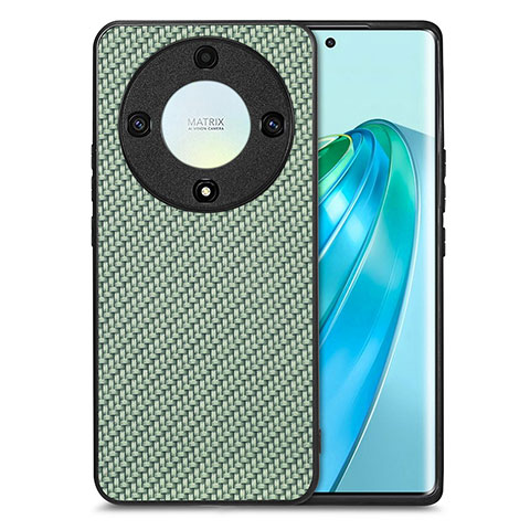 Funda Silicona Goma de Cuero Carcasa S03D para Huawei Honor Magic5 Lite 5G Verde