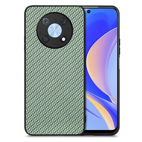 Funda Silicona Goma de Cuero Carcasa S03D para Huawei Nova Y90 Verde