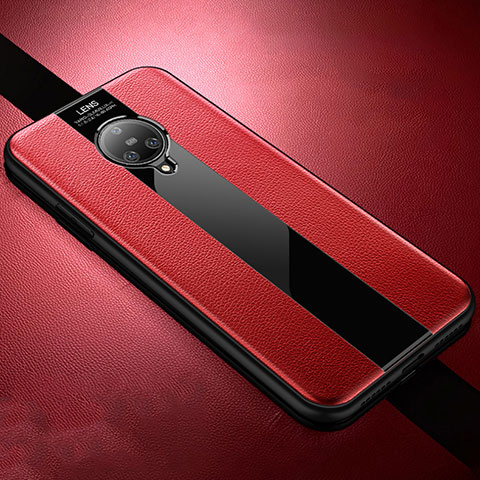 Funda Silicona Goma de Cuero Carcasa S04 para Vivo Nex 3 Rojo