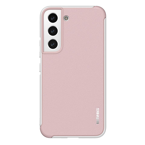 Funda Silicona Goma de Cuero Carcasa S05 para Samsung Galaxy S21 5G Rosa