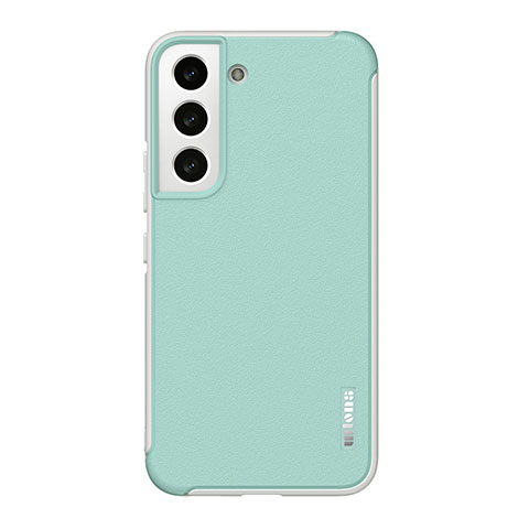 Funda Silicona Goma de Cuero Carcasa S05 para Samsung Galaxy S21 5G Verde