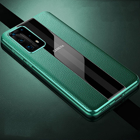 Funda Silicona Goma de Cuero Carcasa S06 para Huawei P40 Pro+ Plus Verde