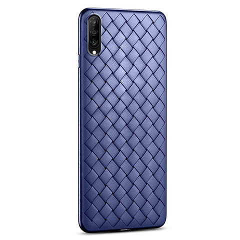 Funda Silicona Goma de Cuero Carcasa S06 para Huawei Y9s Azul