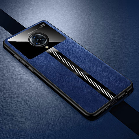 Funda Silicona Goma de Cuero Carcasa S06 para Vivo Nex 3 5G Azul