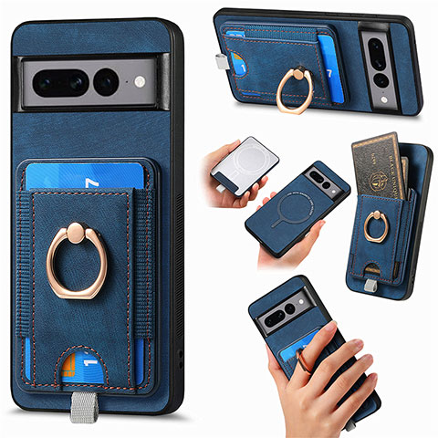 Funda Silicona Goma de Cuero Carcasa SD1 para Google Pixel 6a 5G Purpura  Claro