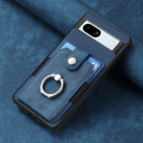 Funda Silicona Goma de Cuero Carcasa SD1 para Google Pixel 7a 5G Azul