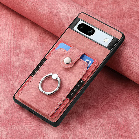 Funda Silicona Goma de Cuero Carcasa SD1 para Google Pixel 7a 5G Rosa