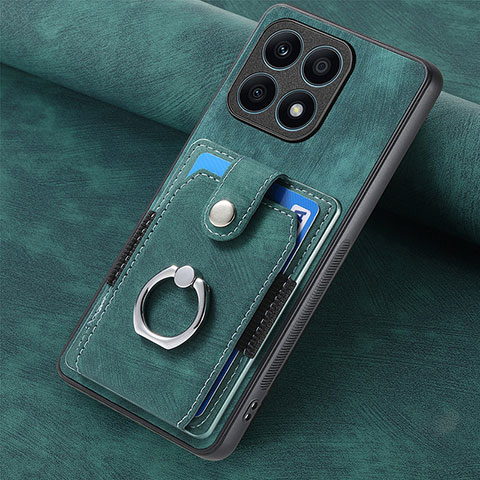 Funda Silicona Goma de Cuero Carcasa SD1 para Huawei Honor X8a 4G Verde