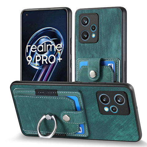 Funda Silicona Goma de Cuero Carcasa SD1 para Realme 9 4G Verde