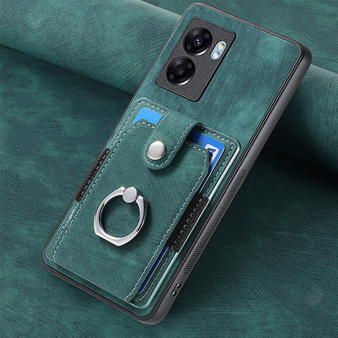 Funda Silicona Goma de Cuero Carcasa SD1 para Realme Narzo 50 5G Verde