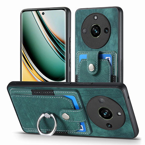 Funda Silicona Goma de Cuero Carcasa SD1 para Realme Narzo 60 Pro 5G Verde