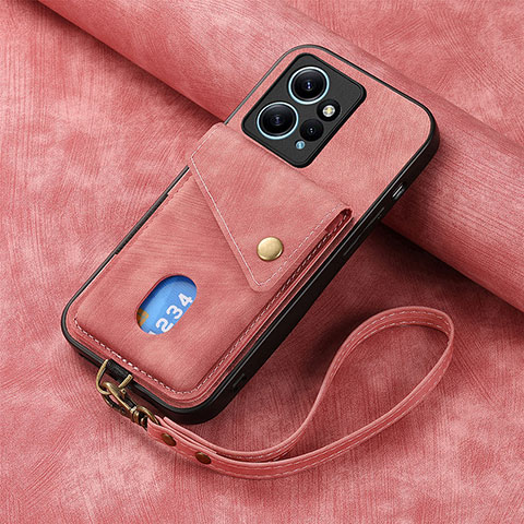 Funda Silicona Goma de Cuero Carcasa SD1 para Xiaomi Redmi Note 12 4G Rosa