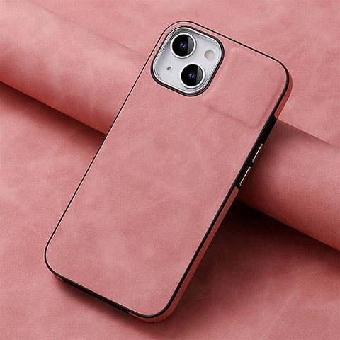 Funda Silicona Goma de Cuero Carcasa SD13 para Apple iPhone 13 Rosa