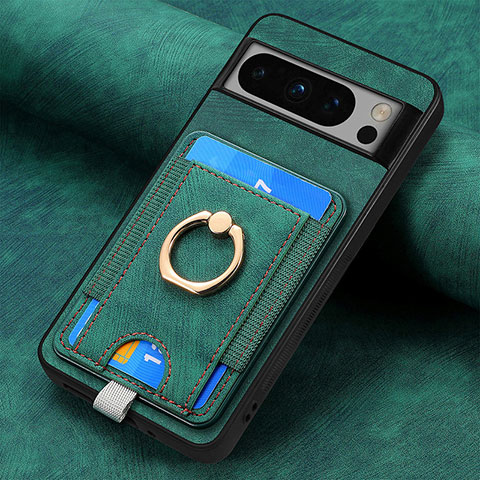 Funda Silicona Goma de Cuero Carcasa SD2 para Google Pixel 8 Pro 5G Verde