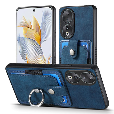 Funda Silicona Goma de Cuero Carcasa SD2 para Huawei Honor 90 5G Azul