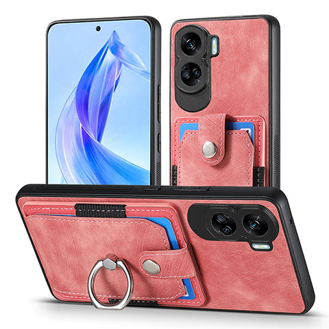 Funda Silicona Goma de Cuero Carcasa SD2 para Huawei Honor 90 Lite 5G Rosa