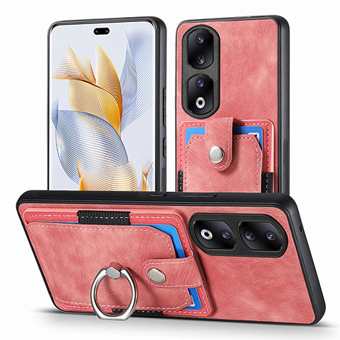 Funda Silicona Goma de Cuero Carcasa SD2 para Huawei Honor 90 Pro 5G Rosa