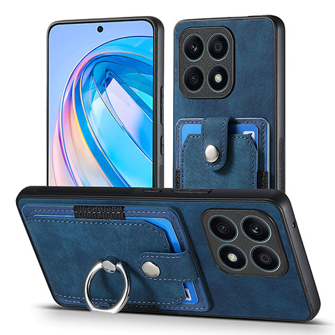 Funda Silicona Goma de Cuero Carcasa SD2 para Huawei Honor X8a 4G Azul