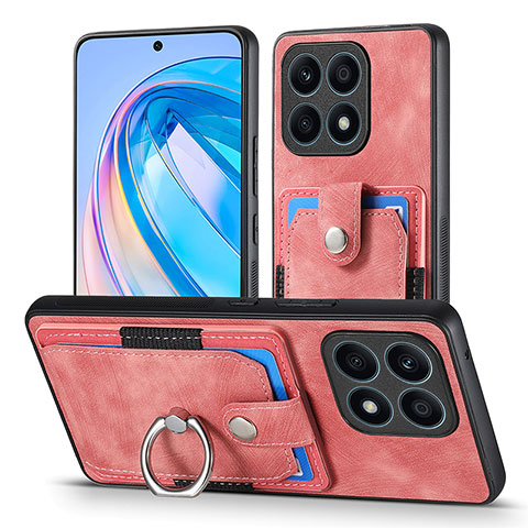 Funda Silicona Goma de Cuero Carcasa SD2 para Huawei Honor X8a 4G Rosa