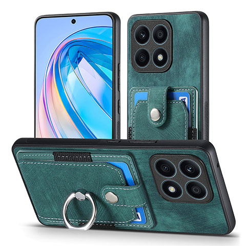 Funda Silicona Goma de Cuero Carcasa SD2 para Huawei Honor X8a 4G Verde