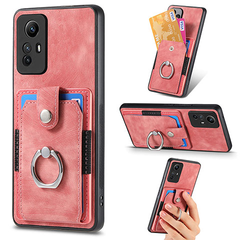 Funda Silicona Goma de Cuero Carcasa SD2 para Xiaomi Redmi Note 12S Rosa