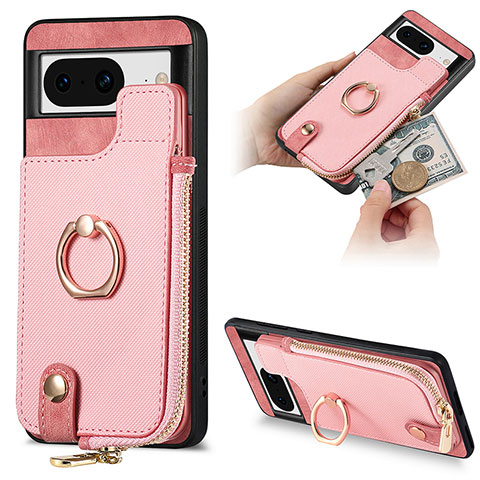 Funda Silicona Goma de Cuero Carcasa SD3 para Google Pixel 8 5G Rosa