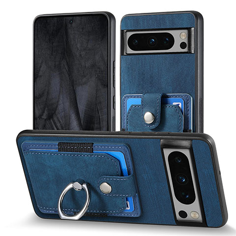 Funda Silicona Goma de Cuero Carcasa SD3 para Google Pixel 8 Pro 5G Azul