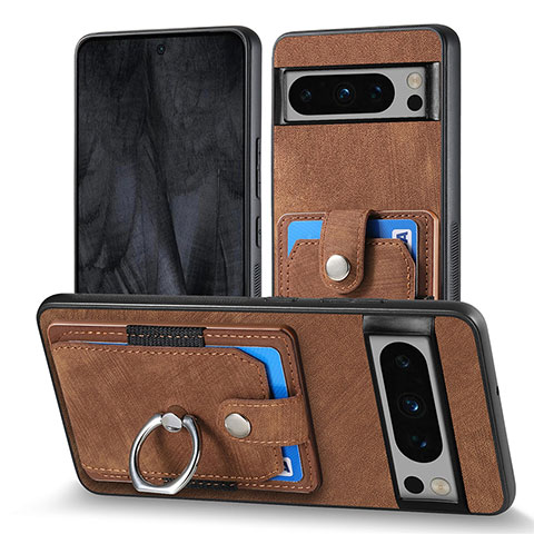 Funda Silicona Goma de Cuero Carcasa SD3 para Google Pixel 8 Pro 5G Marron