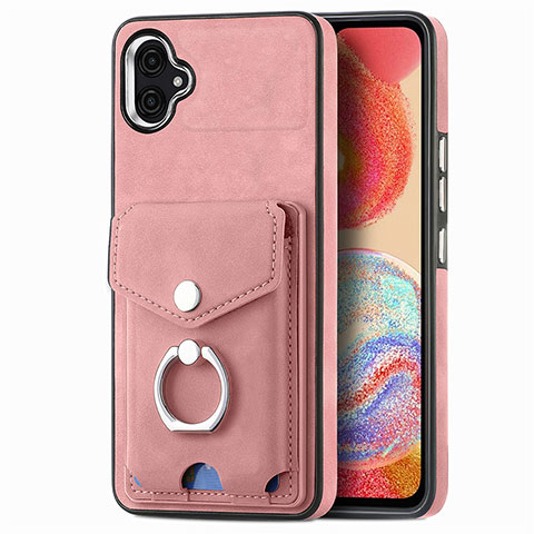 Funda Silicona Goma de Cuero Carcasa SD3 para Samsung Galaxy A04E Rosa